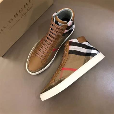 burbbery shoes|men's high top burberry shoes.